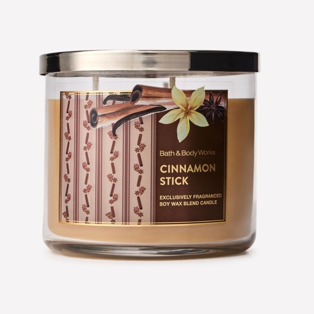 Bath & Body Works Cinnamon Stick 3-Wick Scented Candle 14.5 oz Soy Wax Blend